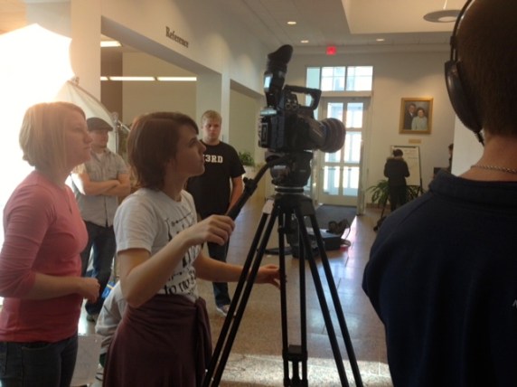 Open Eyes film shoot 